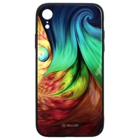 Tellur Cover Glass print for iPhone XR mesmeric
