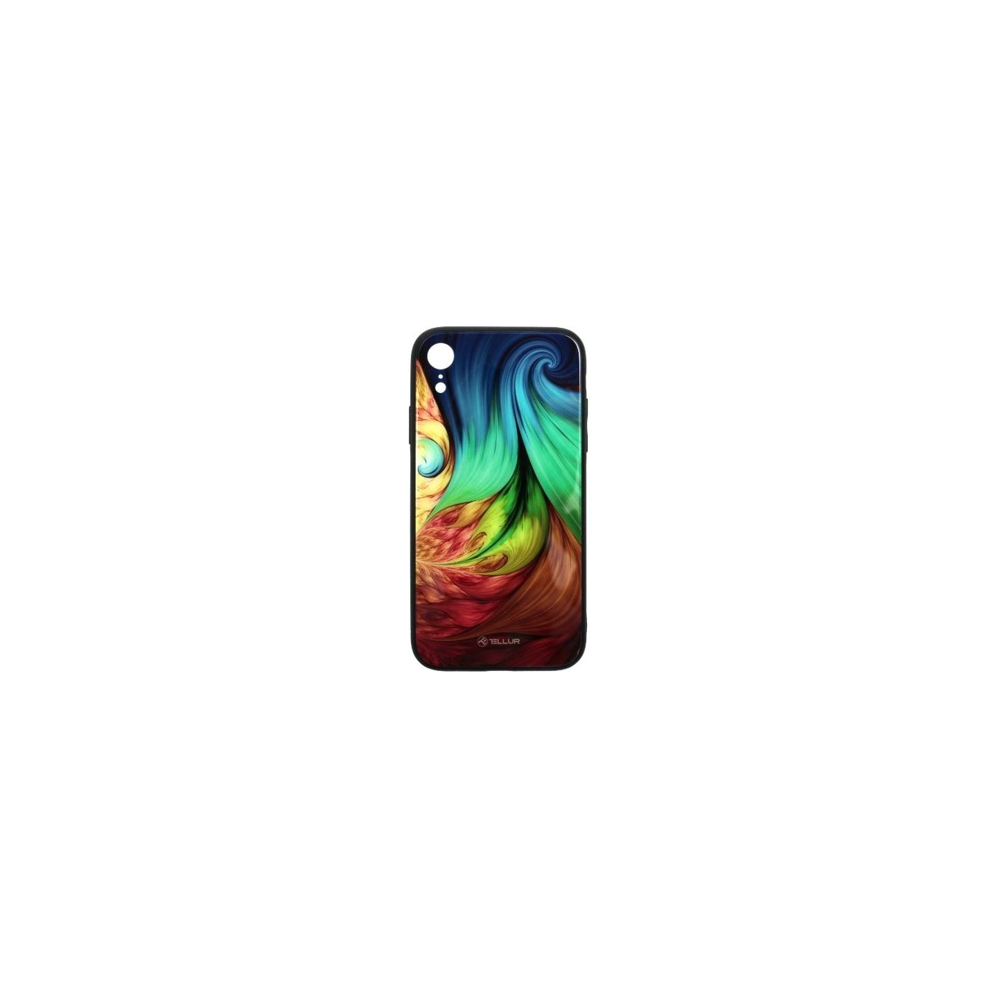 Tellur Cover Glass print for iPhone XR mesmeric