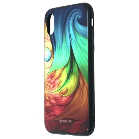 Tellur Cover Glass print for iPhone XR mesmeric