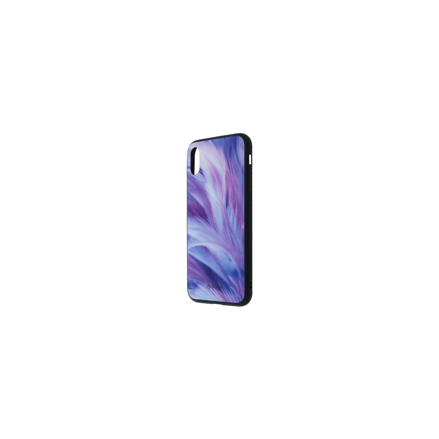 Tellur Cover Glass print for iPhone XS feather
