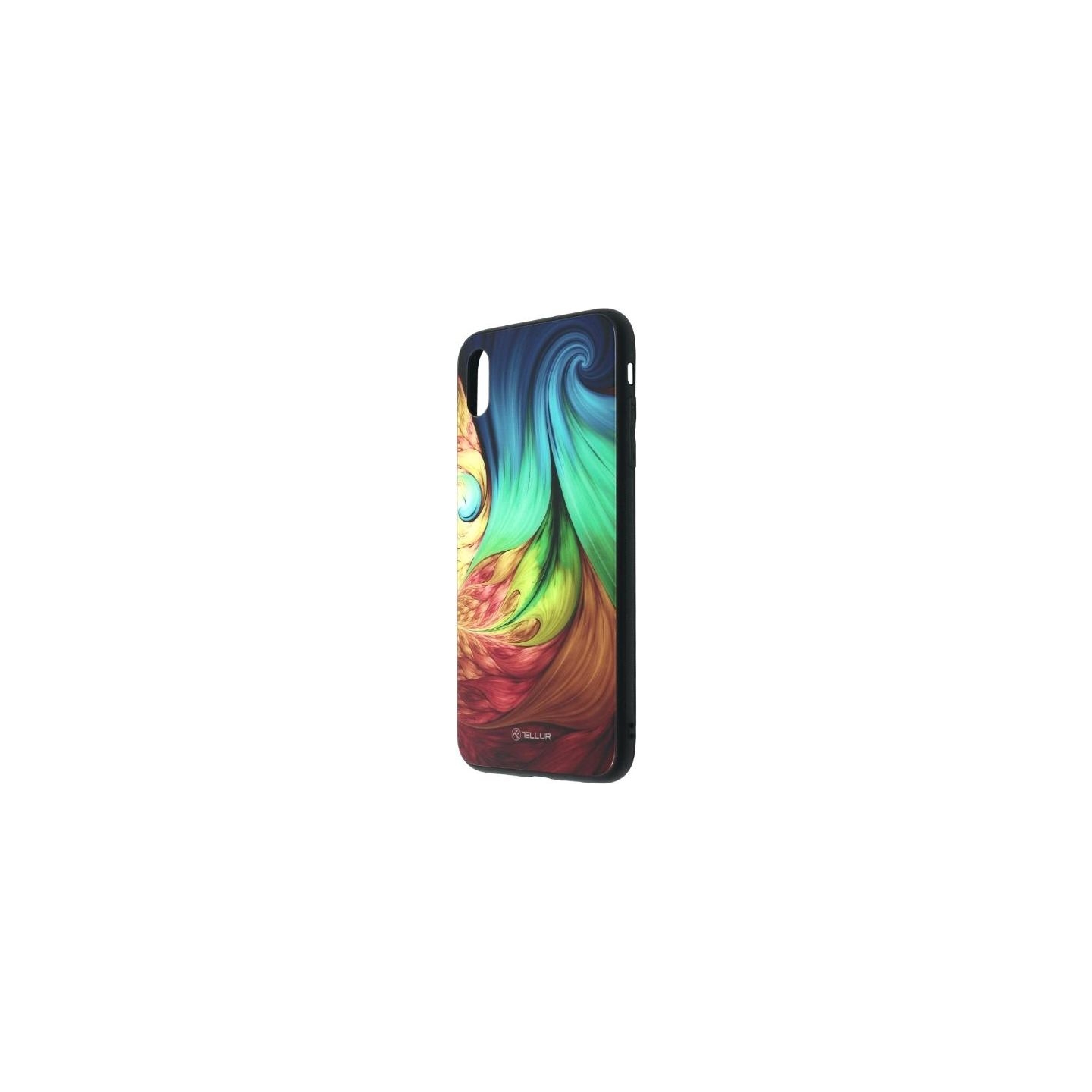 Tellur Cover Glass print for iPhone XS mesmeric