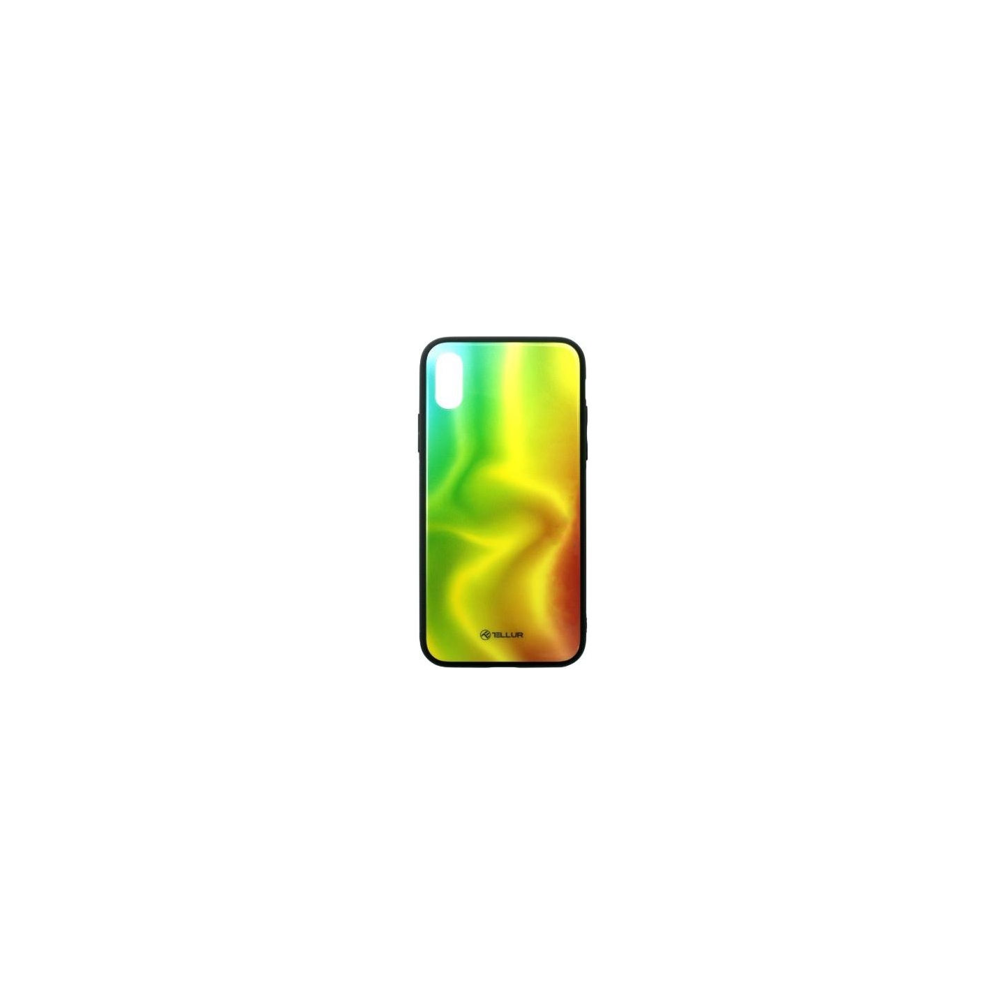 Tellur Cover Glass print for iPhone XS silk