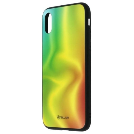 Tellur Cover Glass print for iPhone XS silk