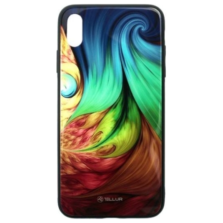 Tellur Cover Glass print for iPhone XS MAX mesmeric