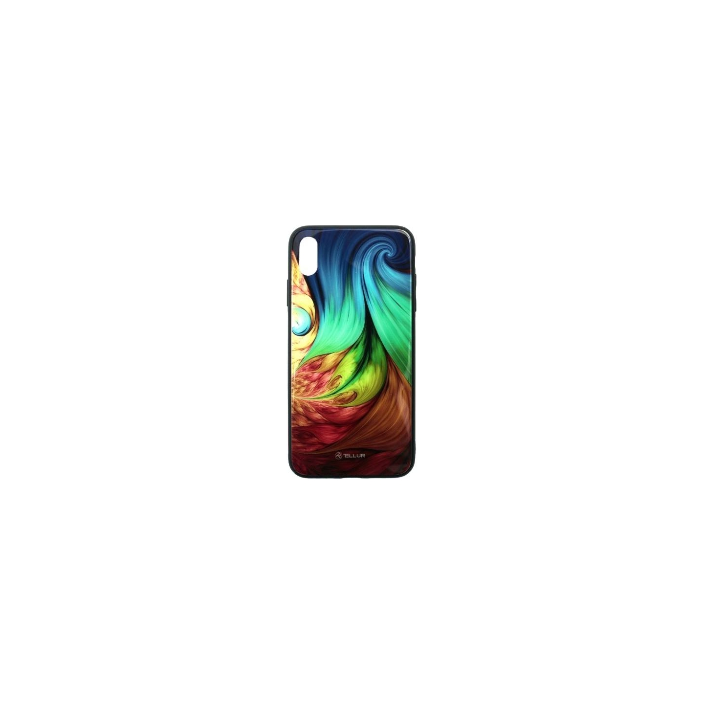 Tellur Cover Glass print for iPhone XS MAX mesmeric