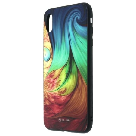 Tellur Cover Glass print for iPhone XS MAX mesmeric