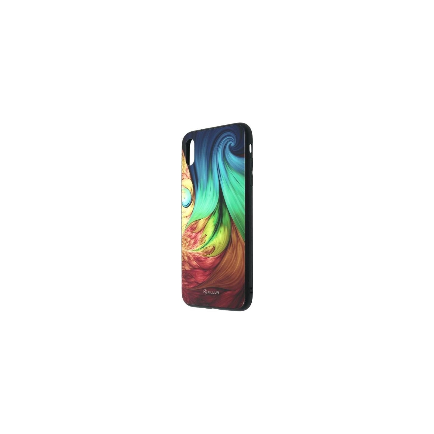 Tellur Cover Glass print for iPhone XS MAX mesmeric