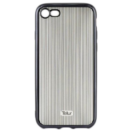 Tellur Cover Silicone for iPhone 7 Vertical Stripes black