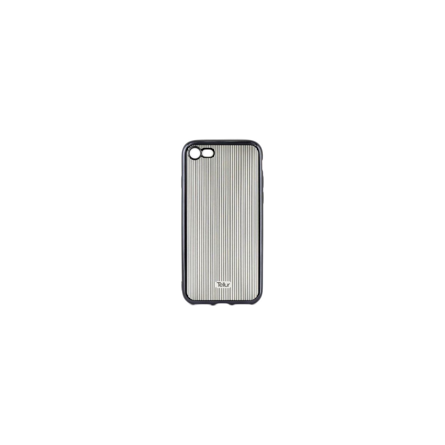 Tellur Cover Silicone for iPhone 7 Vertical Stripes black