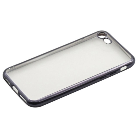 Tellur Cover Silicone for iPhone 7 black edges