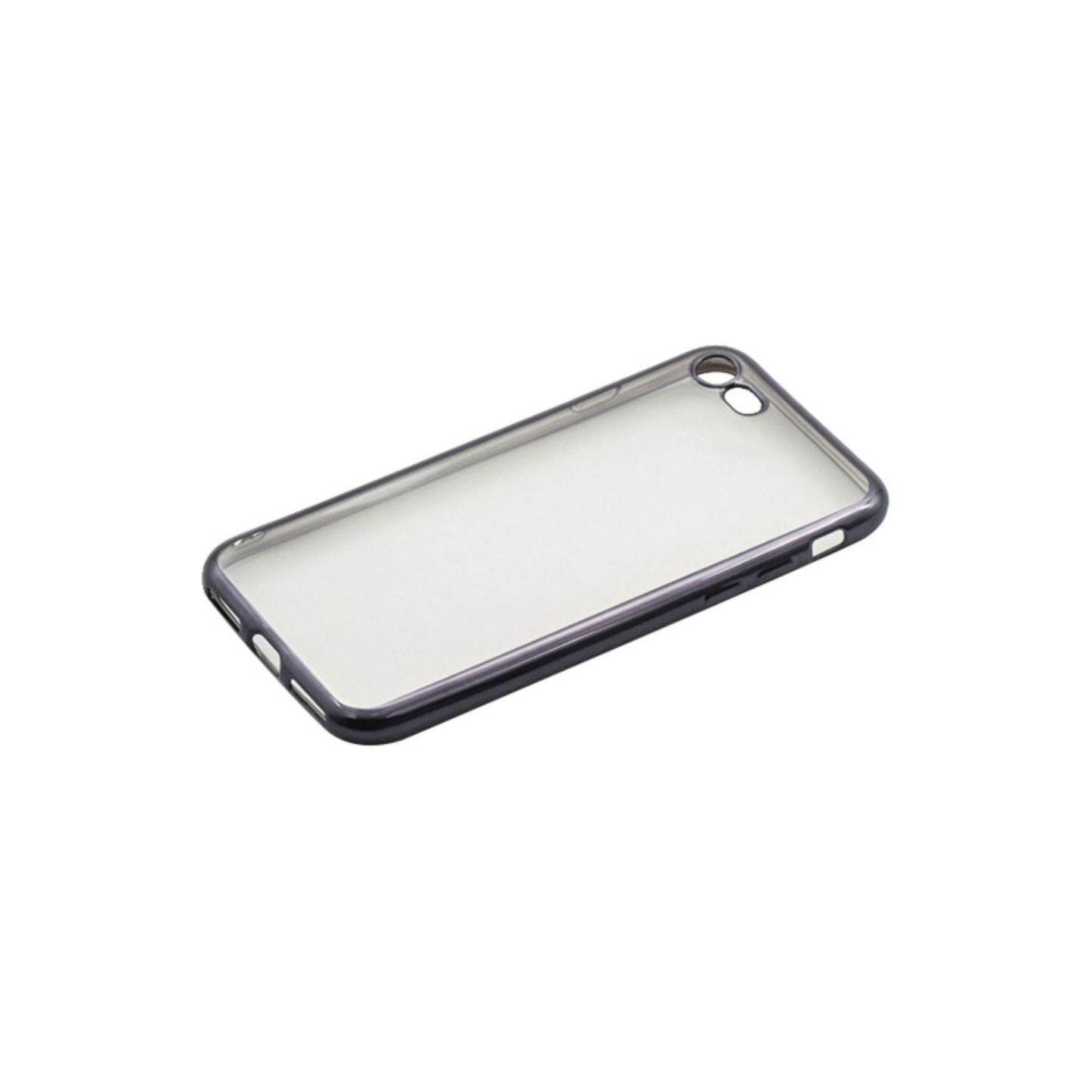 Tellur Cover Silicone for iPhone 7 black edges