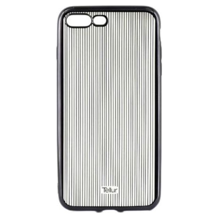 Tellur Cover Silicone for iPhone 7 Plus Vertical Stripes black