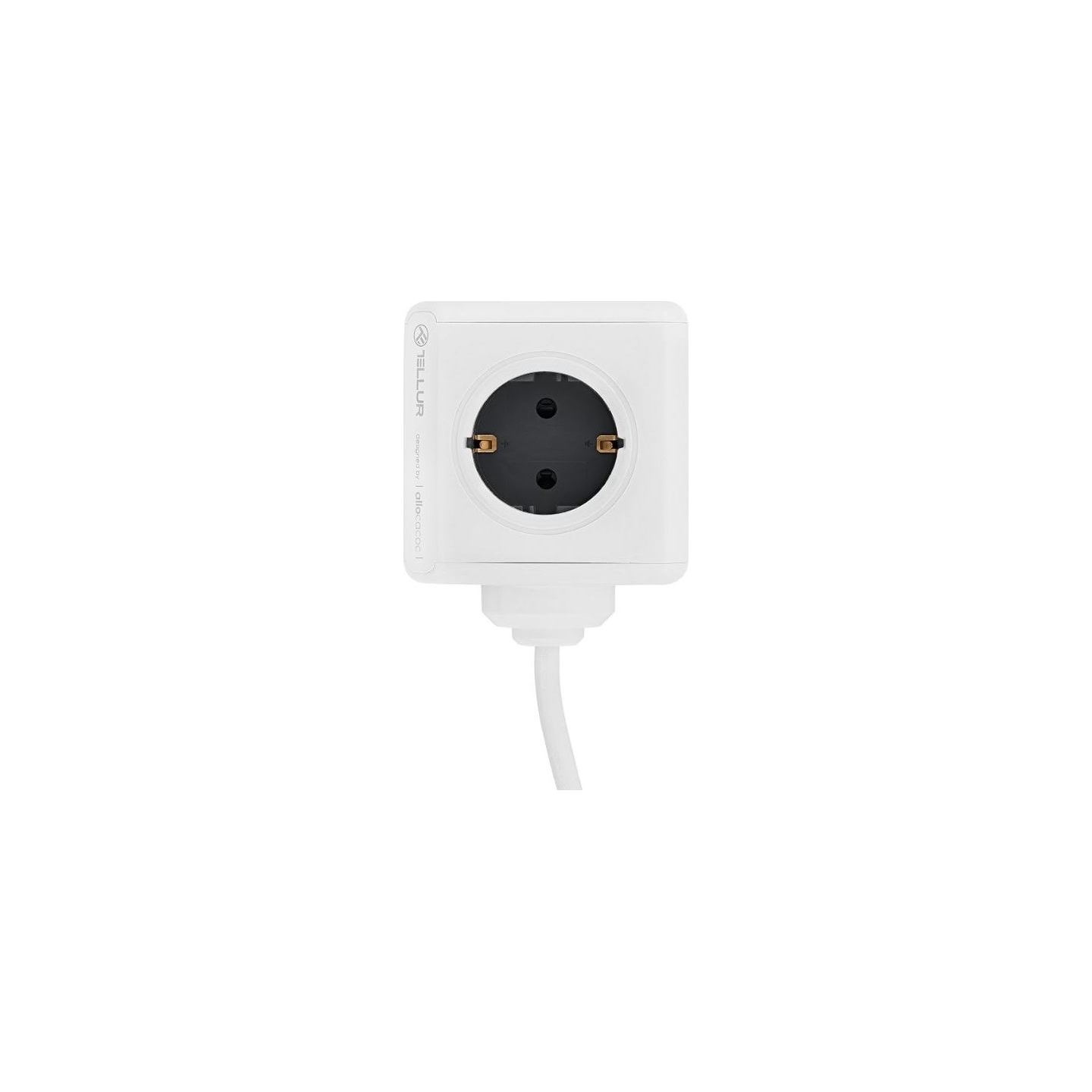 Tellur Power Cube Extended, Power strip 4 Outlets + 2xUSB ports, 1.5m cable white