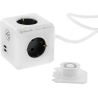 Tellur Power Cube Extended, Power strip 4 Outlets + 2xUSB ports, 1.5m cable white