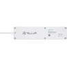 Tellur WiFi Power Strip, 3 Outlets, 4*USB 4A, 2200W, 10A, 1.8m