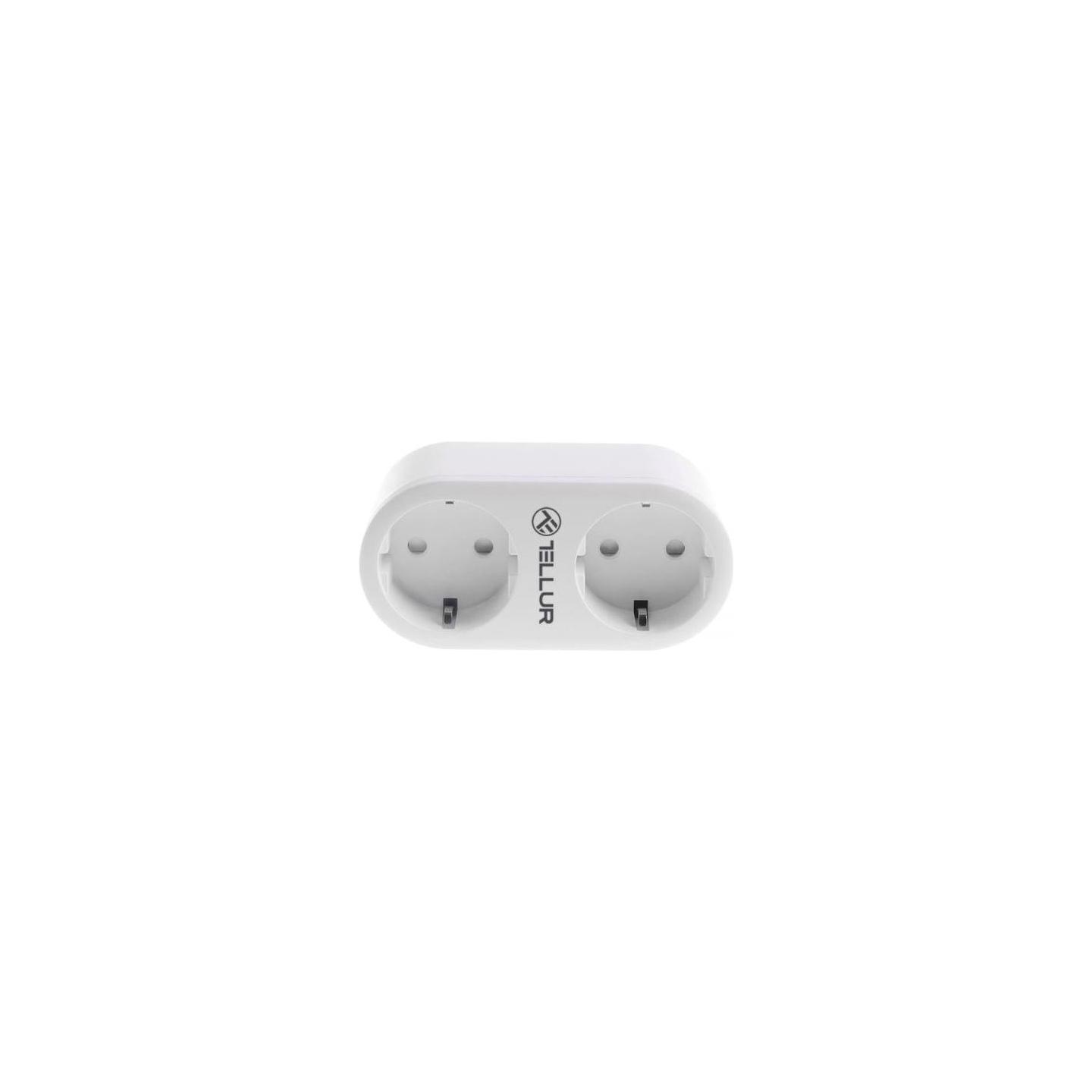 Tellur WiFi AC Dual Plug, Energy reading, 16A, 2400W