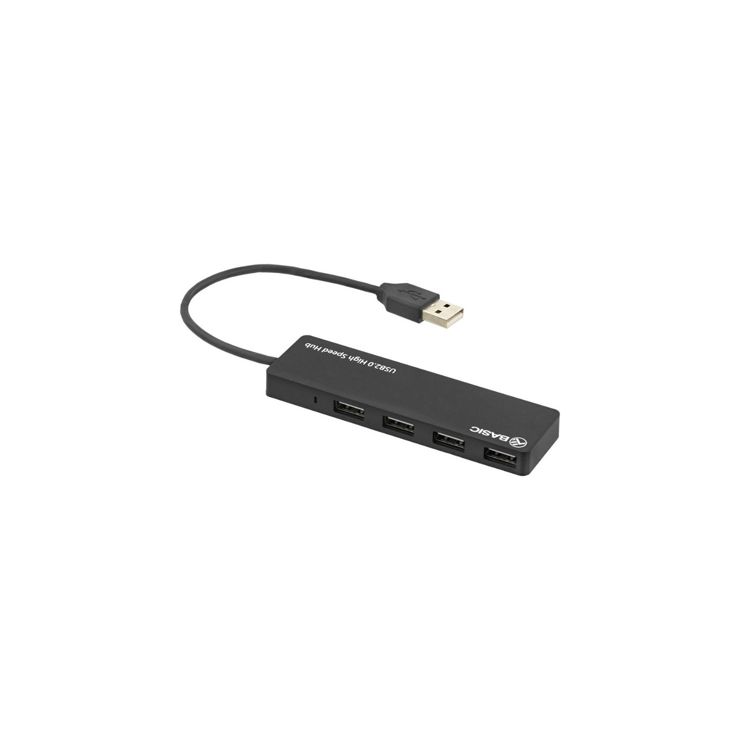 Tellur Basic USB Hub, 4 ports, USB 2.0 Black