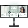 AOC | CU34P3CV | 34 " | VA | 21:9 | 100 Hz | 4 ms | 3440 x 1440 pixels | HDMI ports quantity 1