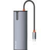 Tellur USB-C hub, PD 3.0 100W, HDMI, 3xUSB 3.0 grey