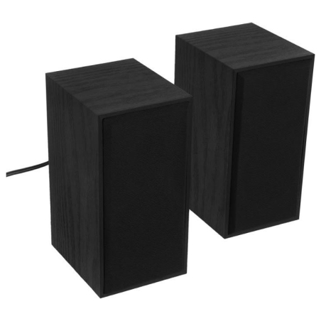 Tellur Basic 2.0 Speakers, 6W, USB/Jack, Wooden case, Volume control, Black