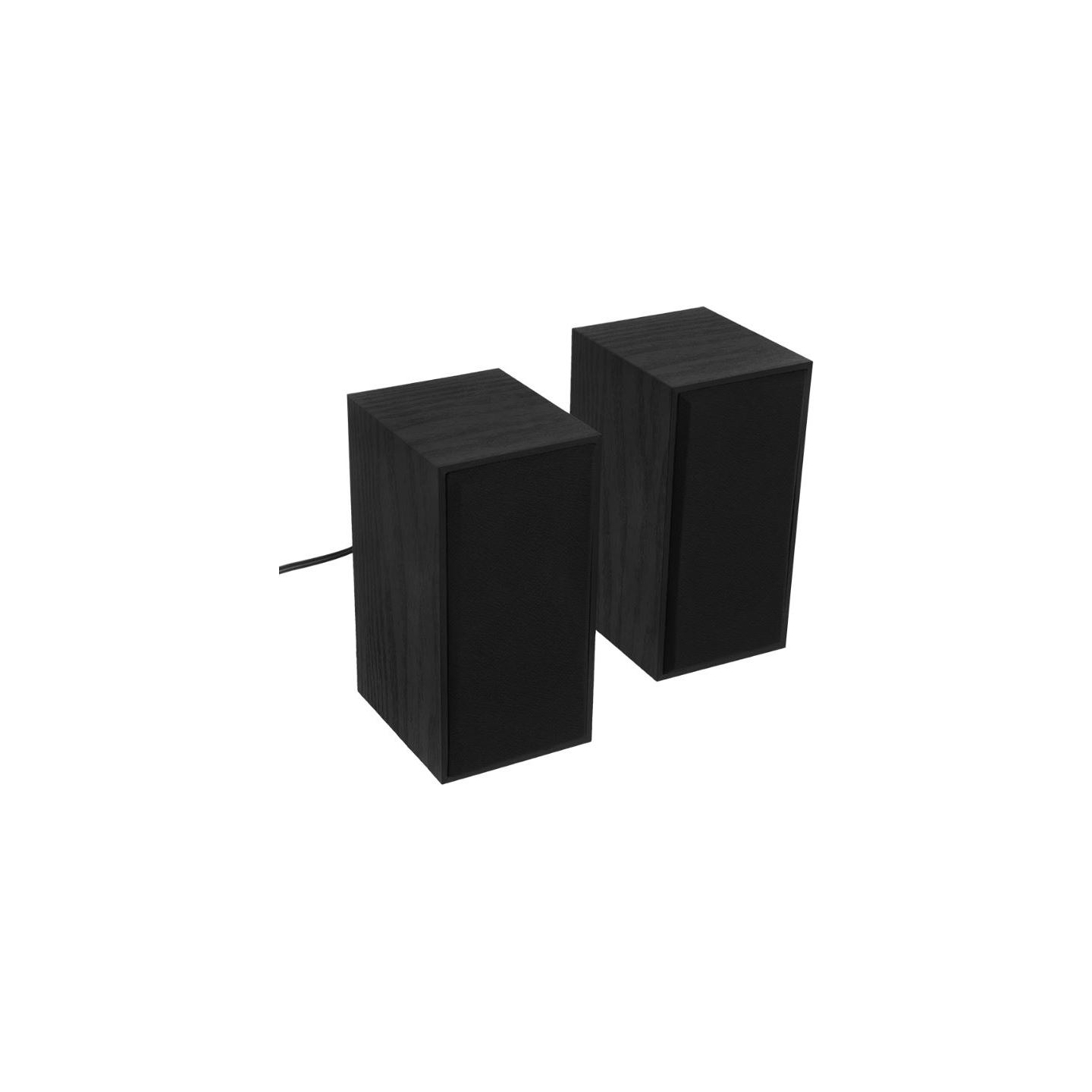 Tellur Basic 2.0 Speakers, 6W, USB/Jack, Wooden case, Volume control, Black