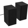 Tellur Basic 2.0 Speakers, 6W, USB/Jack, Wooden case, Volume control, Black
