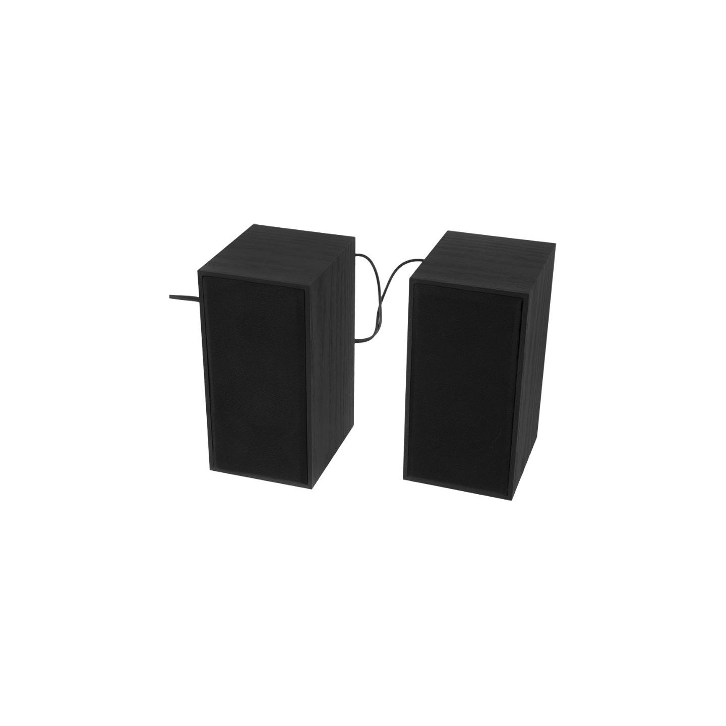 Tellur Basic 2.0 Speakers, 6W, USB/Jack, Wooden case, Volume control, Black