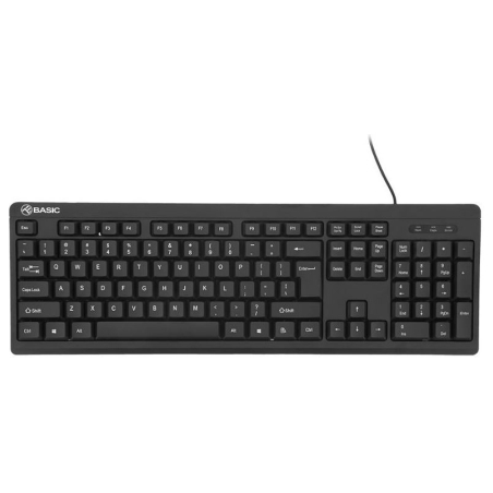 Tellur Basic Wired Keyboard US, USB Black