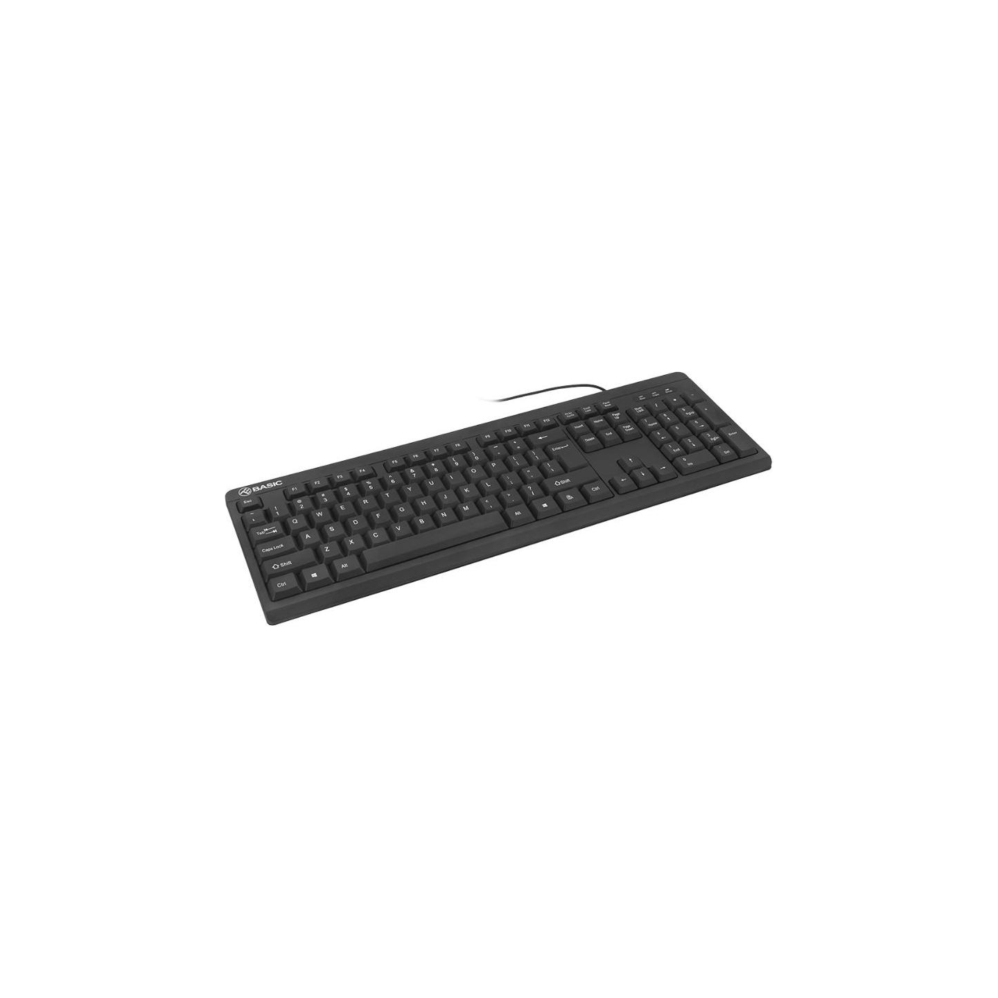 Tellur Basic Wired Keyboard US, USB Black