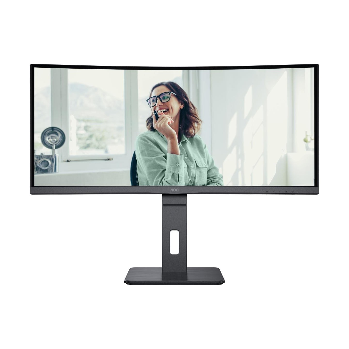 AOC | CU34P3CV | 34 " | VA | 21:9 | 100 Hz | 4 ms | 3440 x 1440 pixels | HDMI ports quantity 1