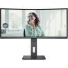 AOC | CU34P3CV | 34 " | VA | 21:9 | 100 Hz | 4 ms | 3440 x 1440 pixels | HDMI ports quantity 1