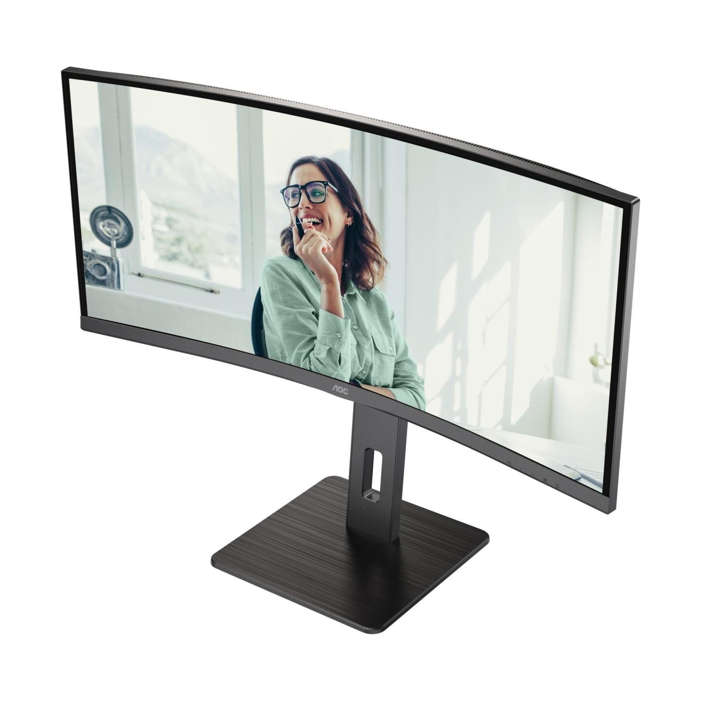 AOC | CU34P3CV | 34 " | VA | 21:9 | 100 Hz | 4 ms | 3440 x 1440 pixels | HDMI ports quantity 1