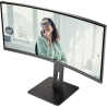 AOC | CU34P3CV | 34 " | VA | 21:9 | 100 Hz | 4 ms | 3440 x 1440 pixels | HDMI ports quantity 1
