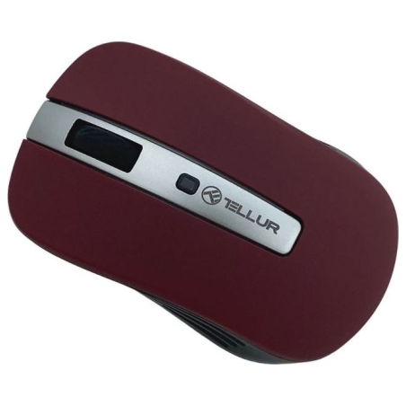 Tellur Basic Wireless Mouse, LED Dark Red
