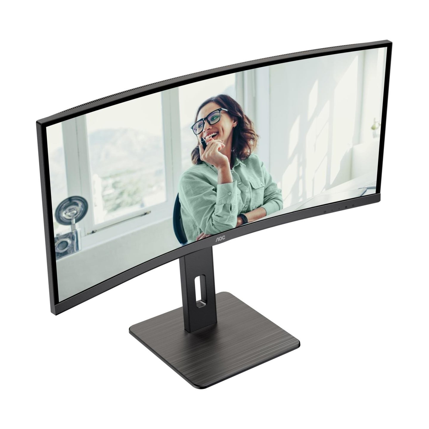 AOC | CU34P3CV | 34 " | VA | 21:9 | 100 Hz | 4 ms | 3440 x 1440 pixels | HDMI ports quantity 1