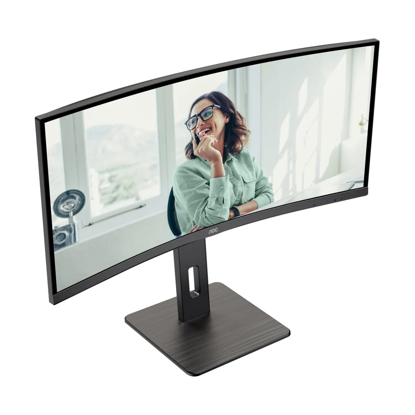 AOC | CU34P3CV | 34 " | VA | 21:9 | 100 Hz | 4 ms | 3440 x 1440 pixels | HDMI ports quantity 1