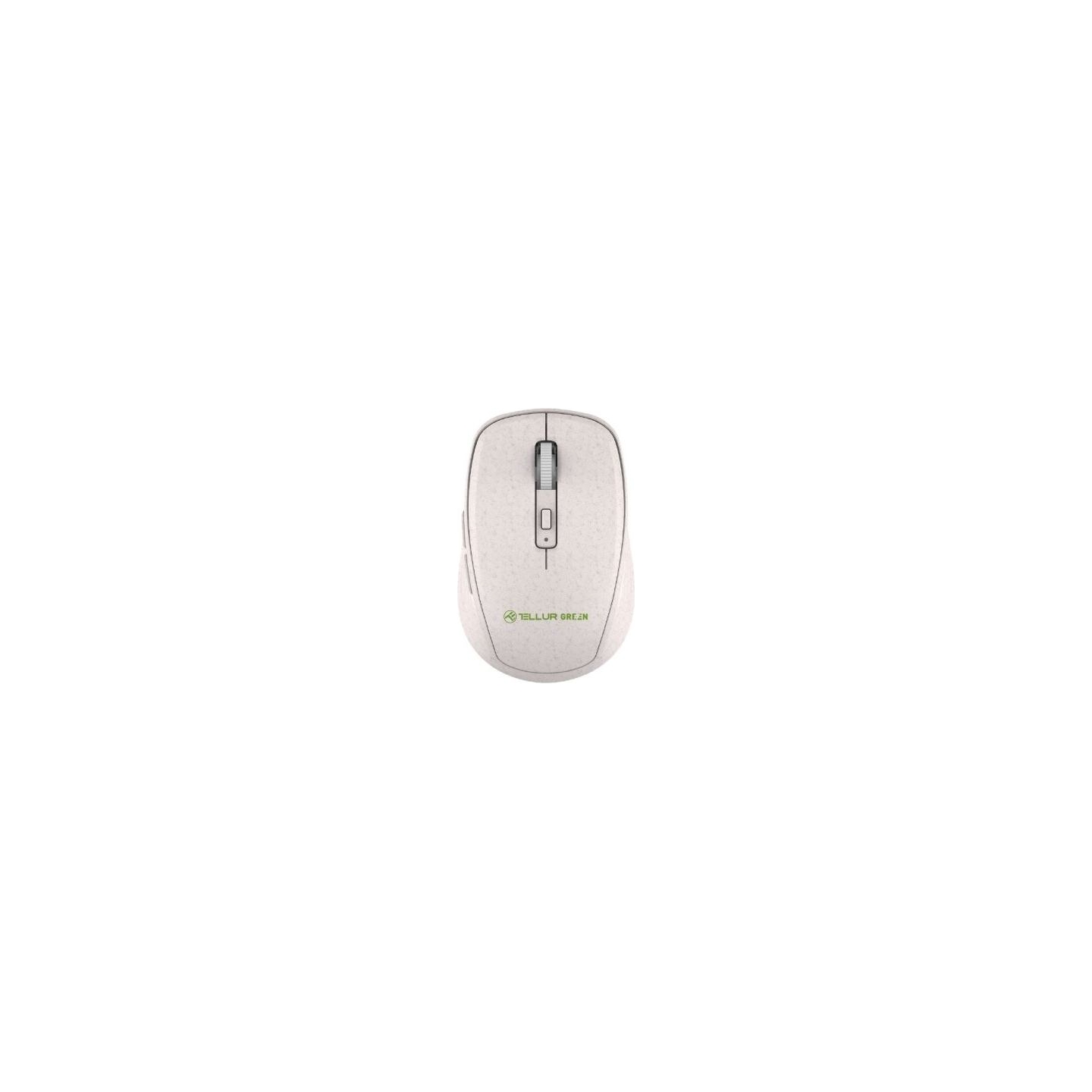 Tellur Green Wireless Mouse Nano Reciever Creame