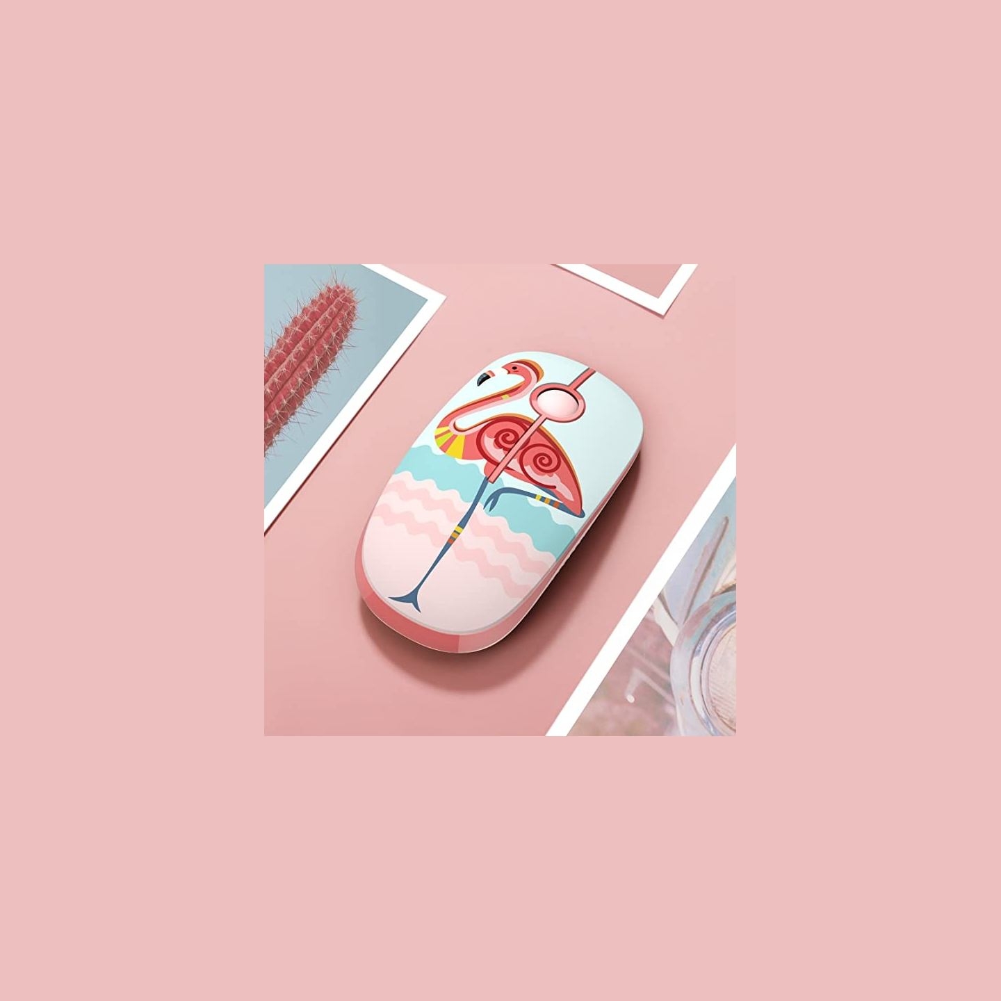 Tellur Kids Wireless Mouse Flamingo