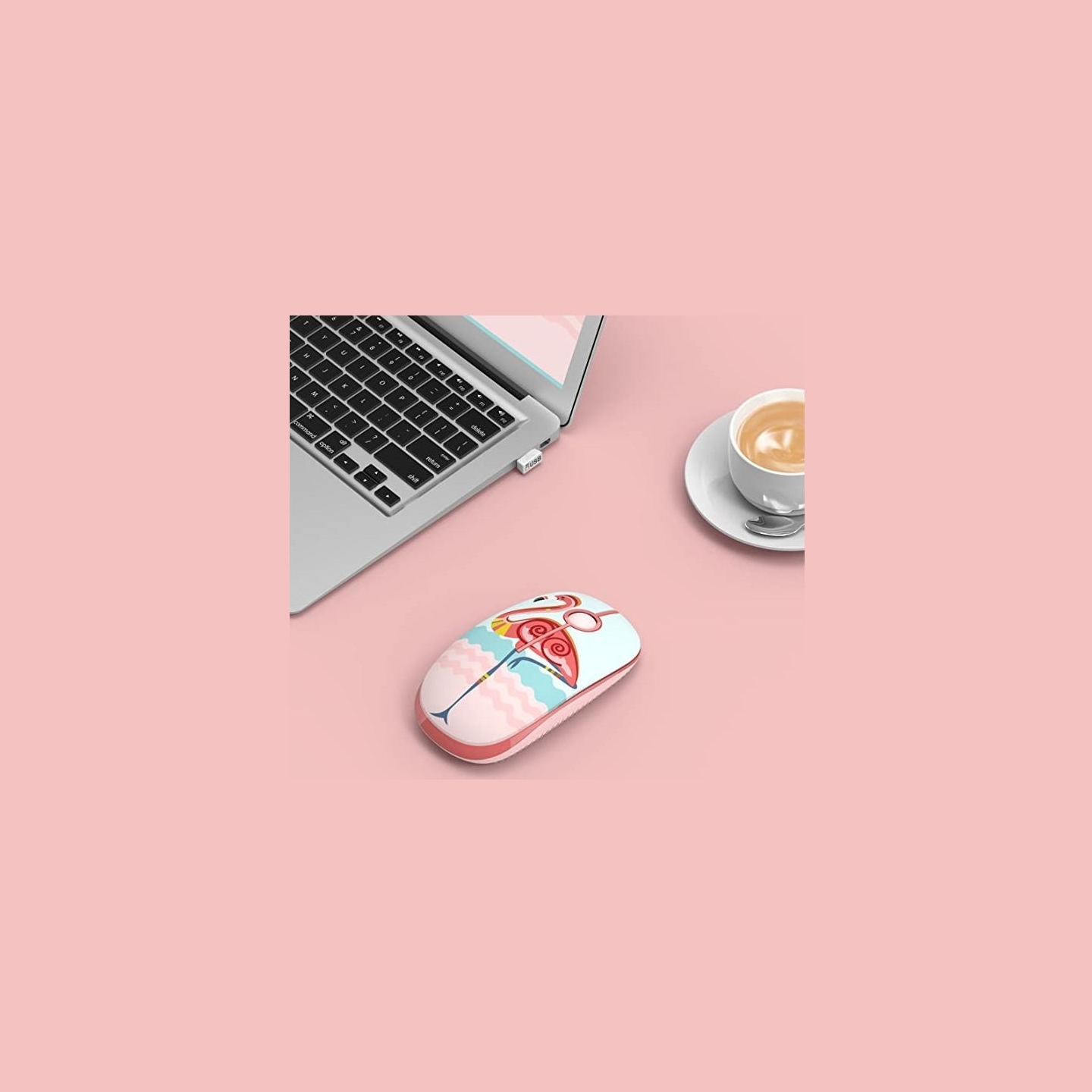 Tellur Kids Wireless Mouse Flamingo
