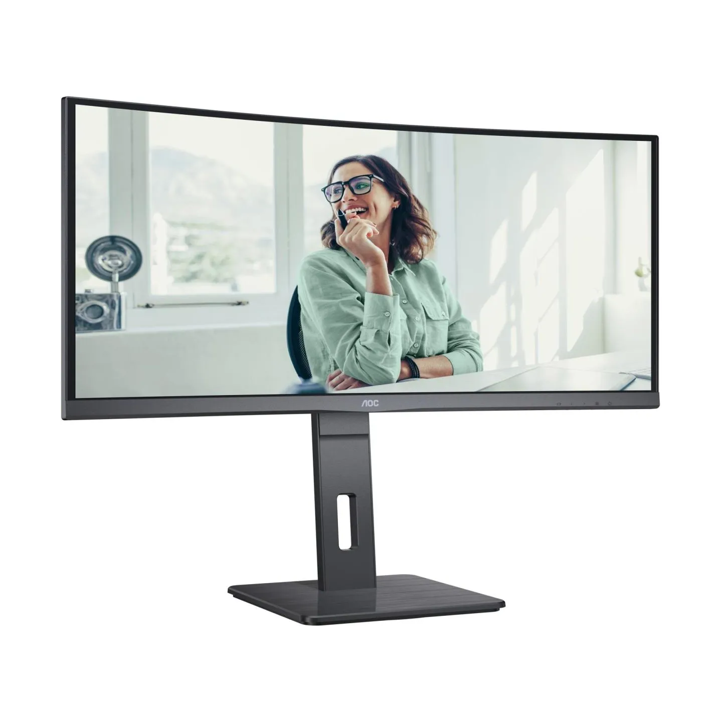 AOC | CU34P3CV | 34 " | VA | 21:9 | 100 Hz | 4 ms | 3440 x 1440 pixels | HDMI ports quantity 1