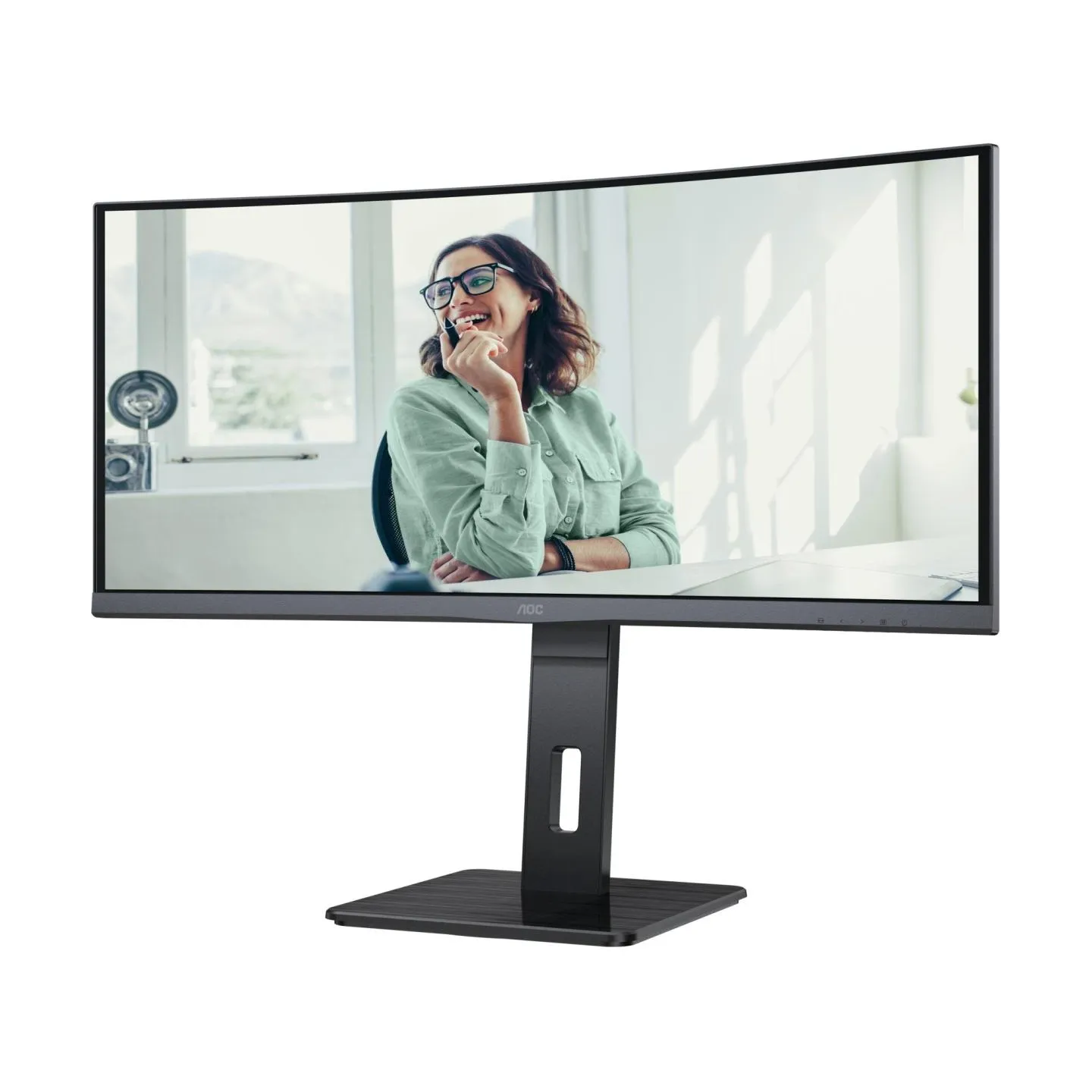 AOC | CU34P3CV | 34 " | VA | 21:9 | 100 Hz | 4 ms | 3440 x 1440 pixels | HDMI ports quantity 1