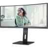 AOC | CU34P3CV | 34 " | VA | 21:9 | 100 Hz | 4 ms | 3440 x 1440 pixels | HDMI ports quantity 1