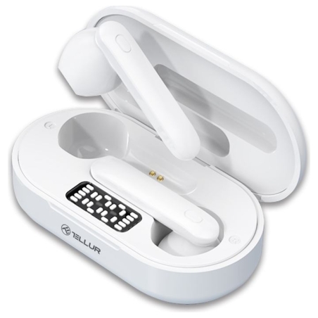 Tellur Flip True Wireless Earphones White