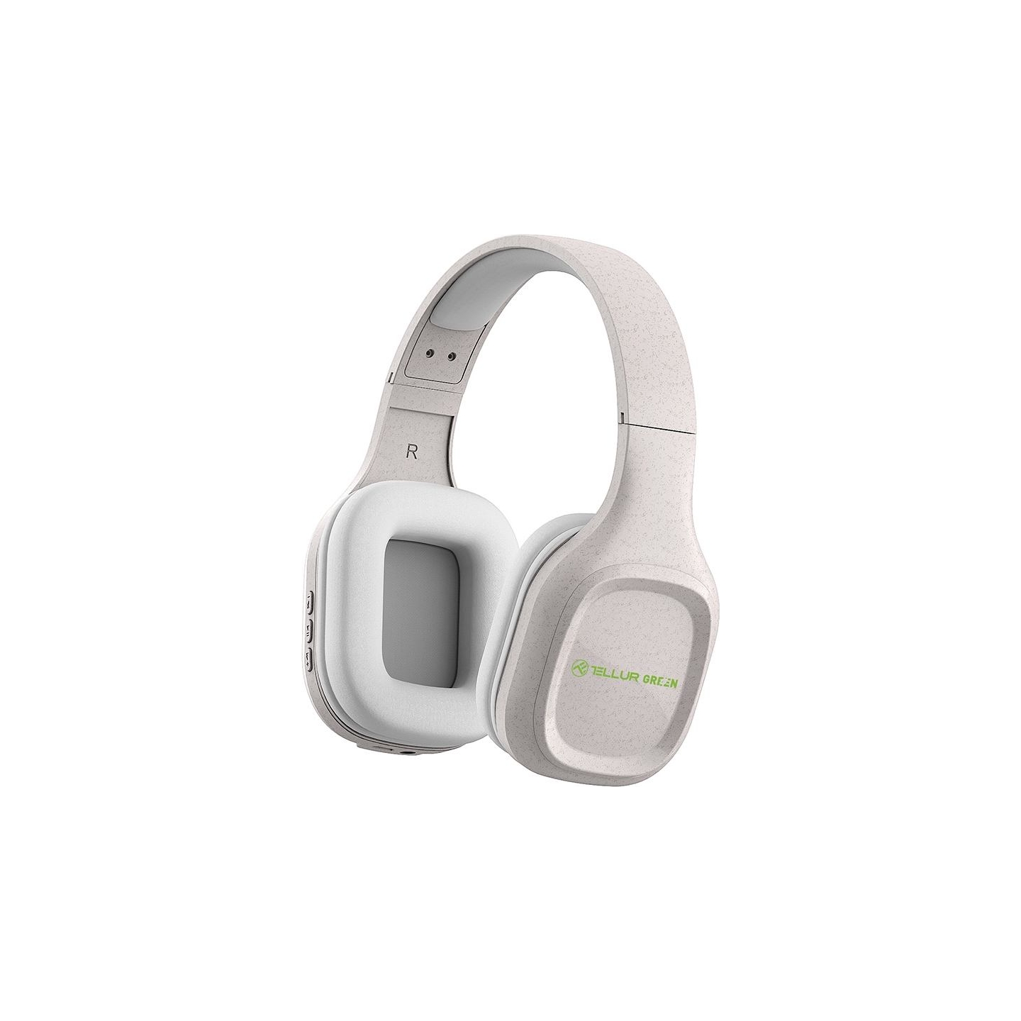 Tellur Green Bluetooth Over-Ear Headphones Pulse Foldable Cream