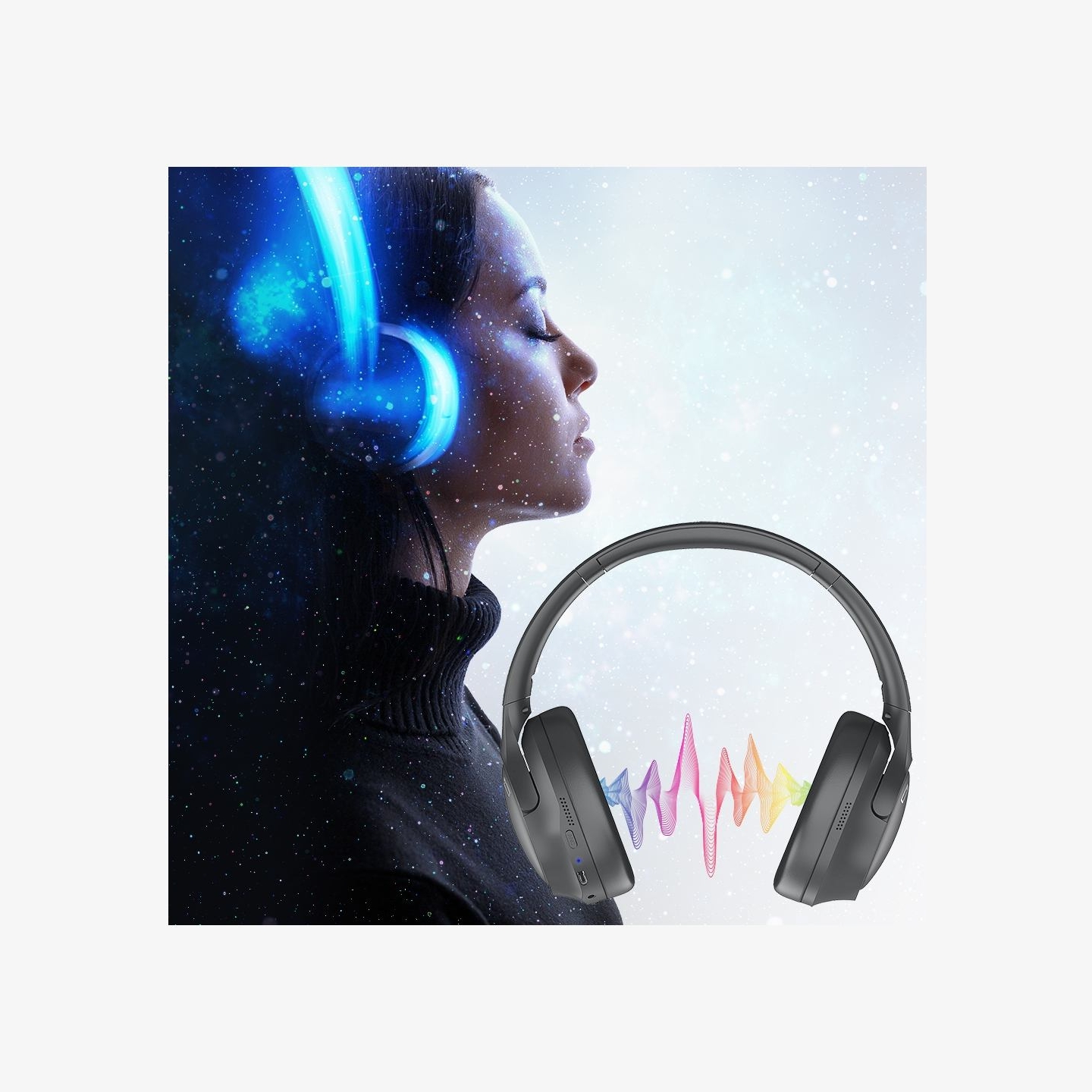 Tellur Vibe Bluetooth Over-Ear Headphones ANC