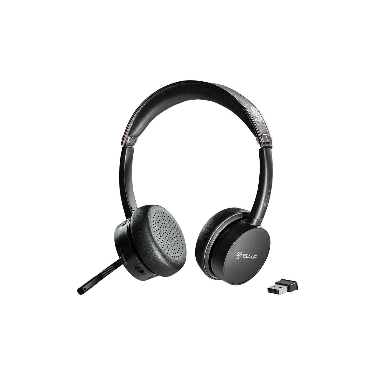 Tellur Voice Pro Wireless Call Center Headset Black