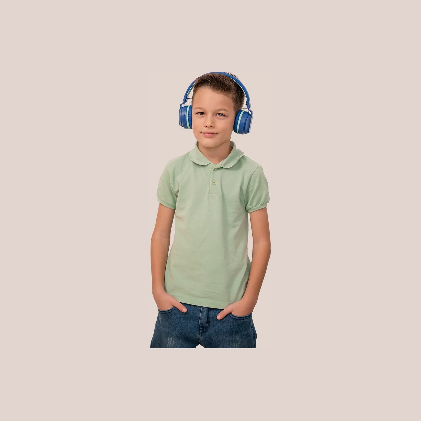 Tellur Buddy Bluetooth Over-Ear Headphones Blue