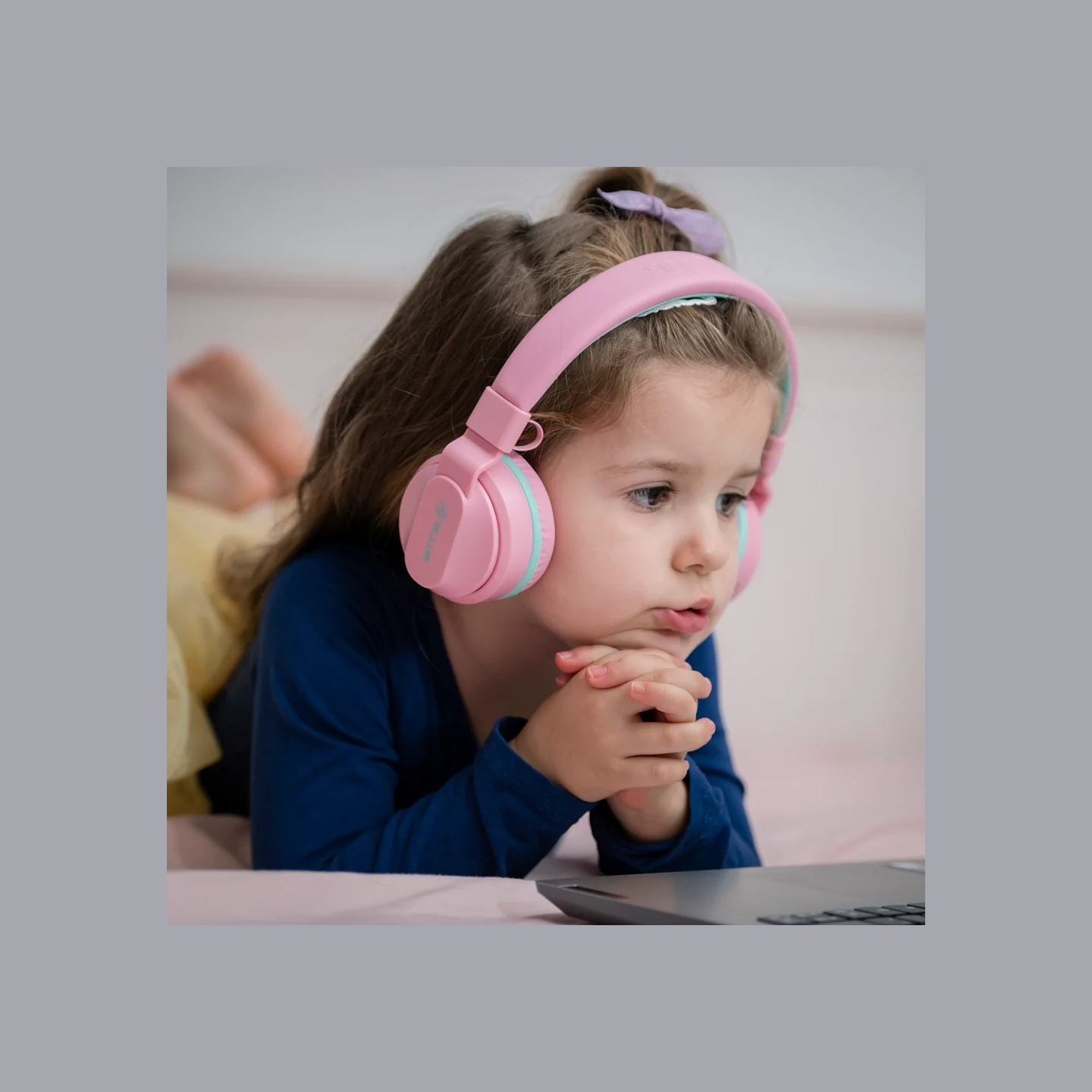 Tellur Buddy Bluetooth Over-Ear Headphones Pink