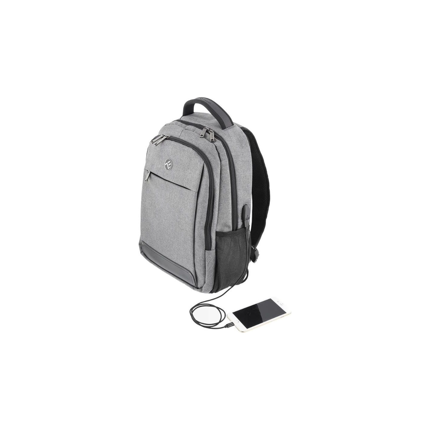 Tellur 15.6 Notebook Backpack Companion, USB port, Gray