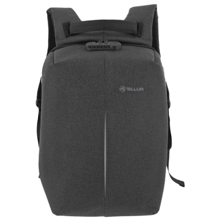 Tellur 15.6 Notebook Backpack Antitheft V2, USB port, Black